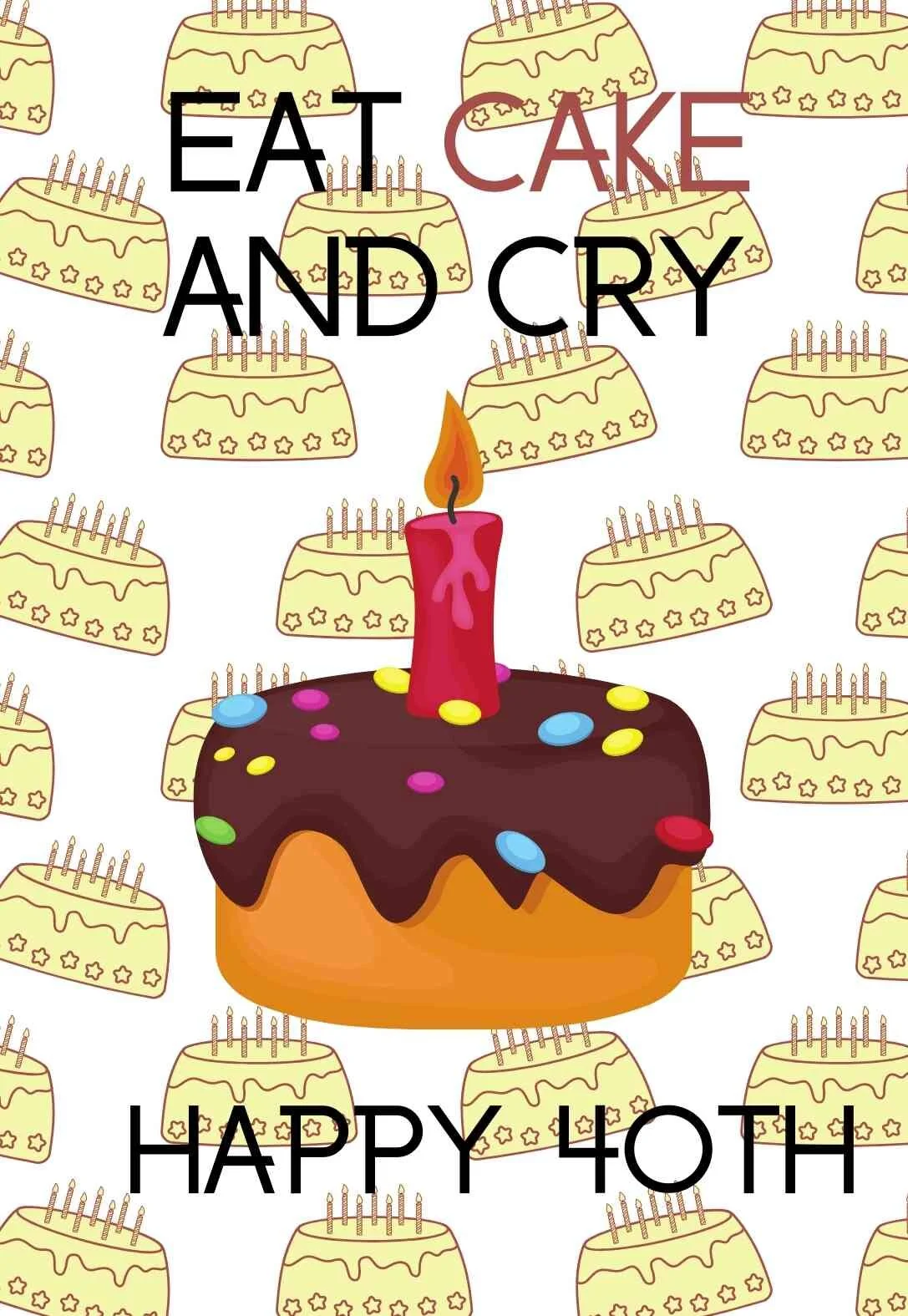 The Best 22 Printable 40th Birthday Cards (free) — PRINTBIRTHDAY.CARDS