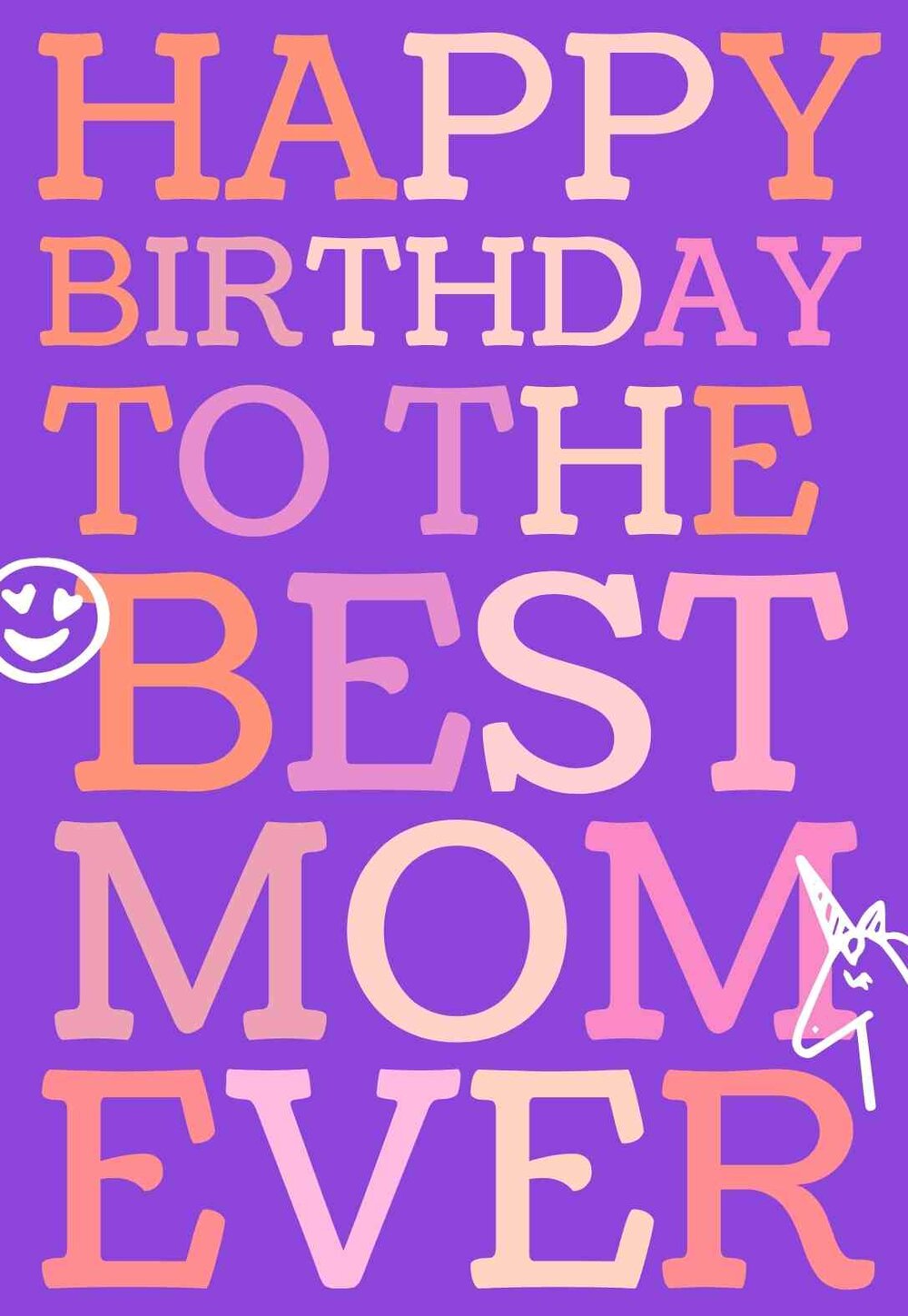 Birthday Decorations For Mom Free Printable