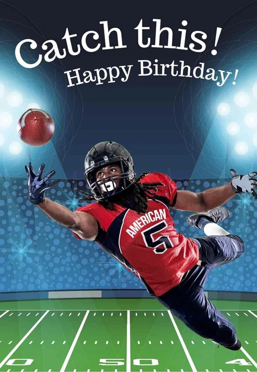 Football Birthday Coloring Pages & Cards ??? PRINTBIRTHDAY.CARDS