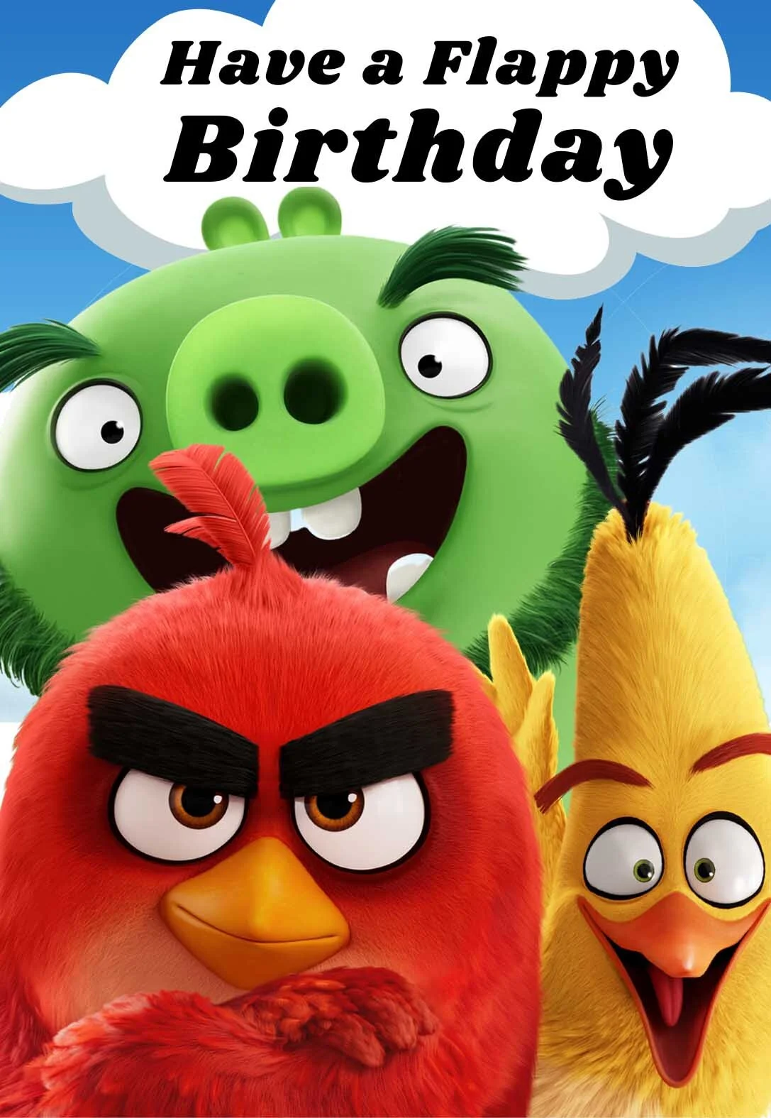 Angry Birds Printable Birthday Cards — PRINTBIRTHDAY.CARDS