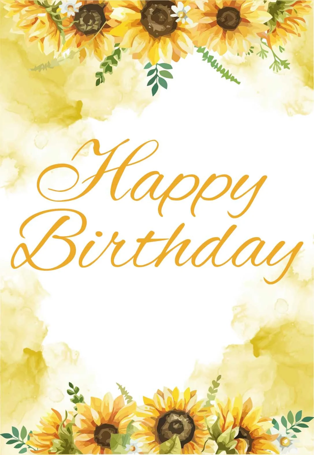 Sunflower Printable Birthday Cards — PRINTBIRTHDAY.CARDS