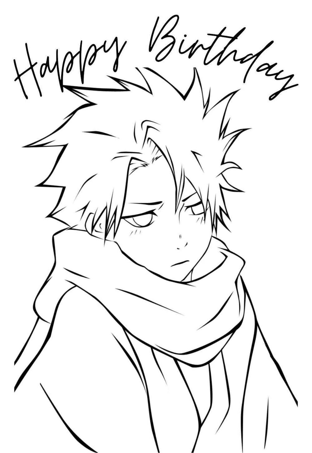 Free Printable Boy Birthday Cards To Color