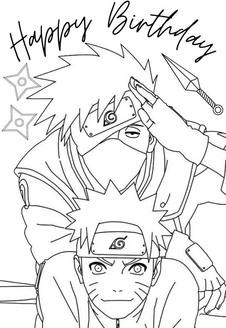 10+ Birthday Coloring Pages & Cards for Boys (free) — PRINTBIRTHDAY.CARDS