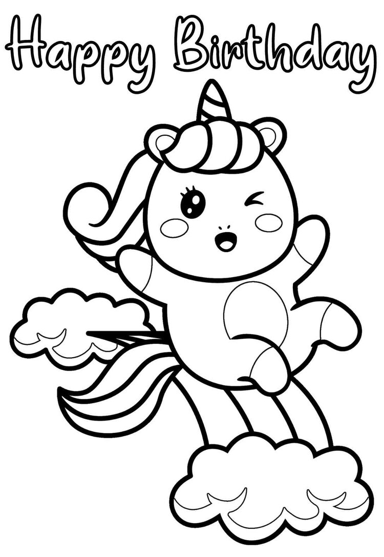 100's of Birthday Coloring Pages & Cards (free) — PRINTBIRTHDAY.CARDS