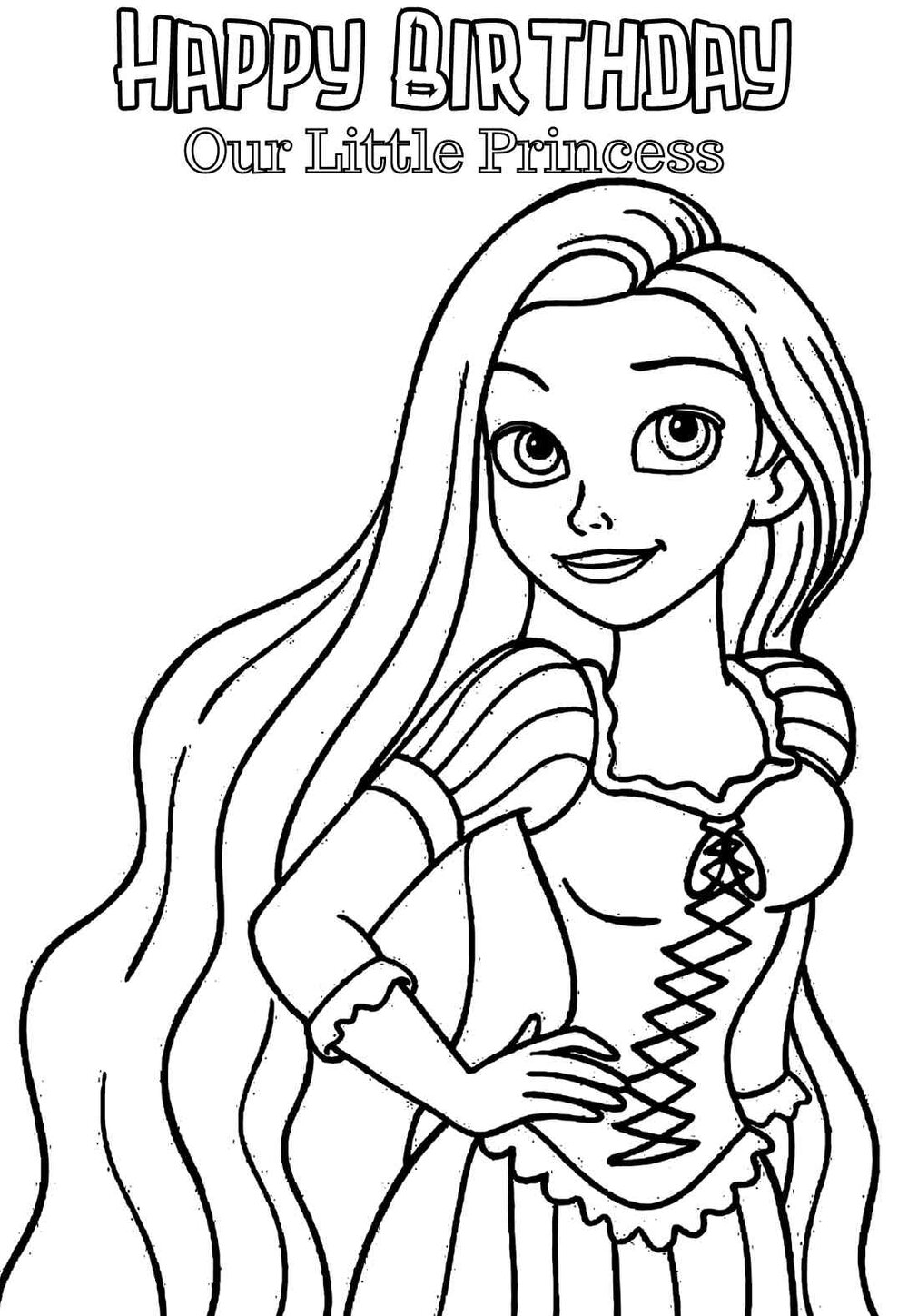20+ Sensational Disney Birthday Coloring Pages & Cards free ...
