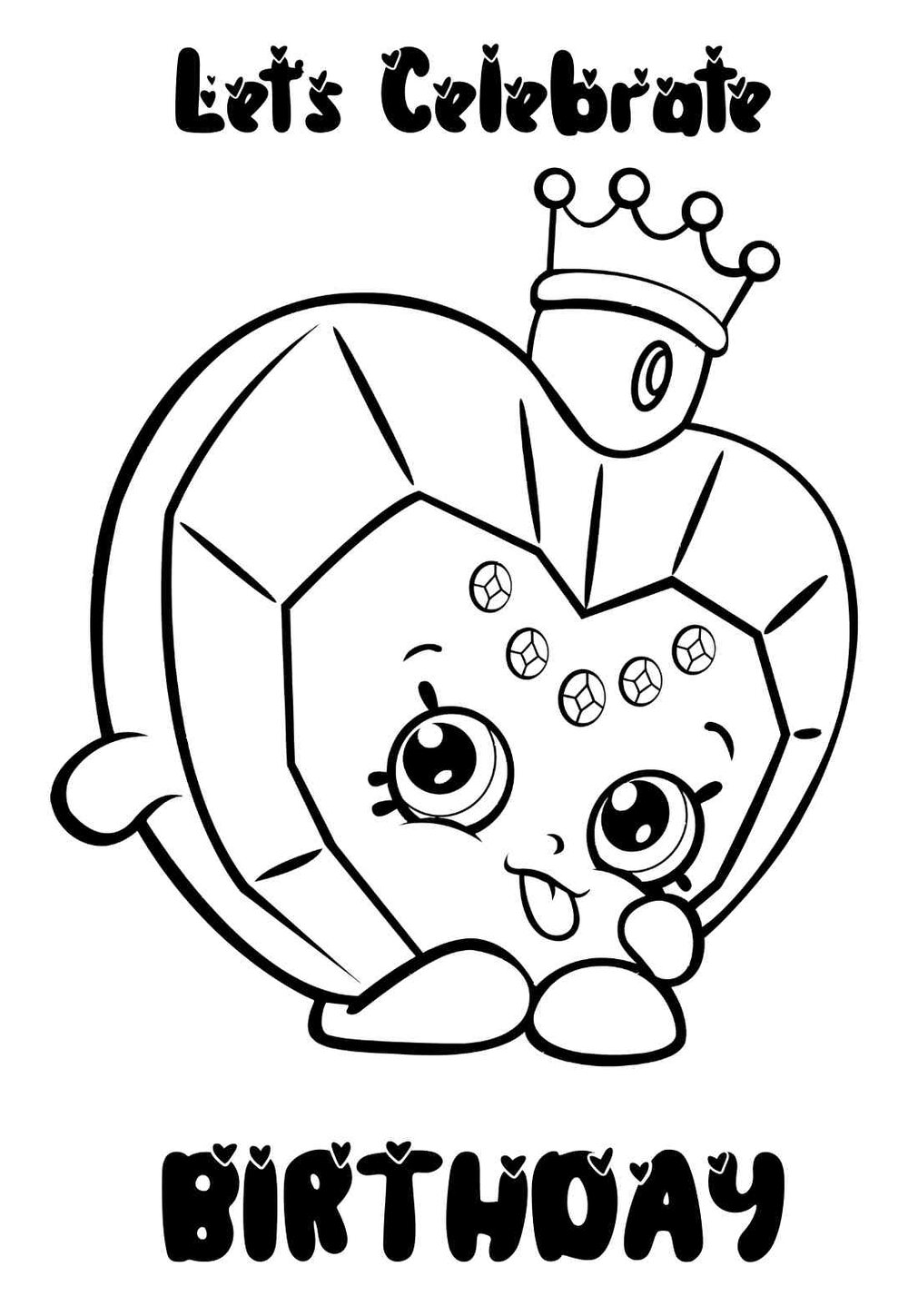 20 of the Cutest Shopkins Birthday Coloring Pages & Cards free ...