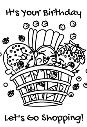 10 of the Cutest Shopkins Birthday Coloring Pages &amp; Cards (free) — PRINTBIRTHDAY.CARDS