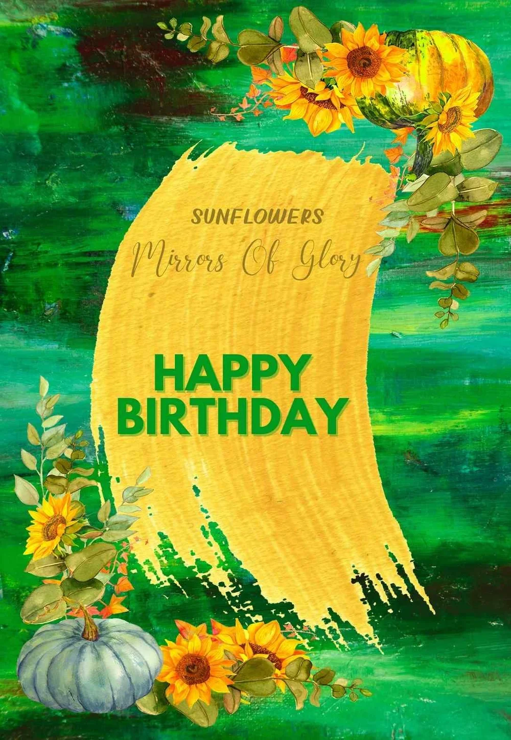 Sunflower Printable Birthday Cards — PRINTBIRTHDAY.CARDS