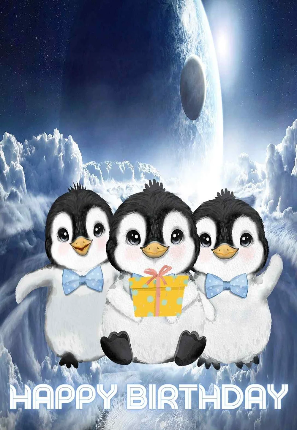 Penguin Printable Birthday Cards — PRINTBIRTHDAY.CARDS