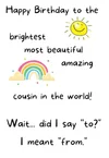 Awesome Printable Birthday Cards for a Cousin (free) — PRINTBIRTHDAY.CARDS