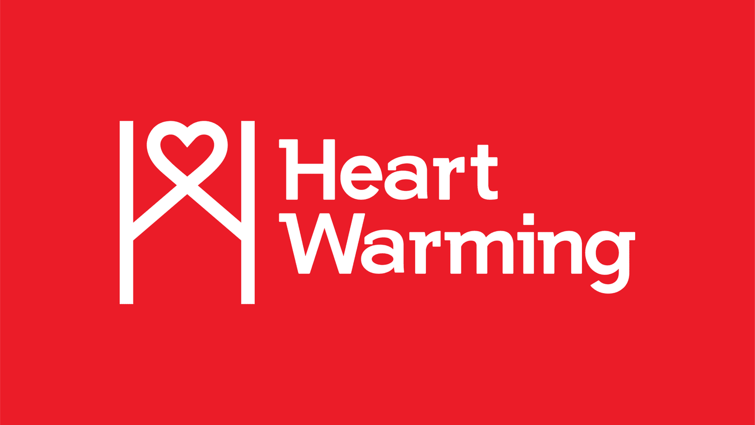 The logo in white on red.