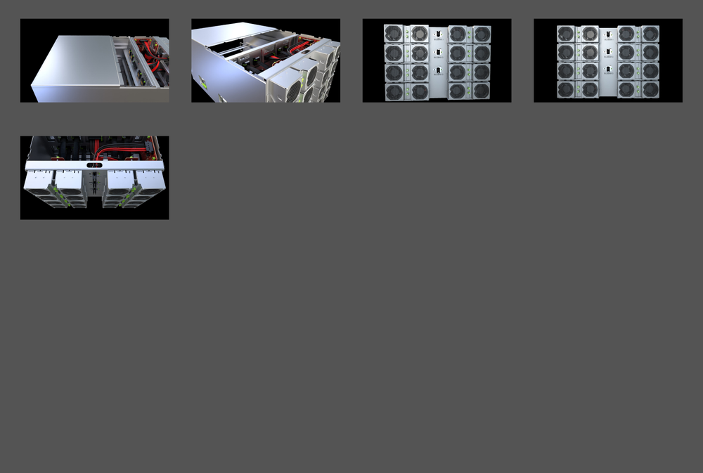 Storyboard frames for servicing the fans.