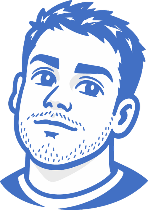 Illustrated portrait of Manel Costa