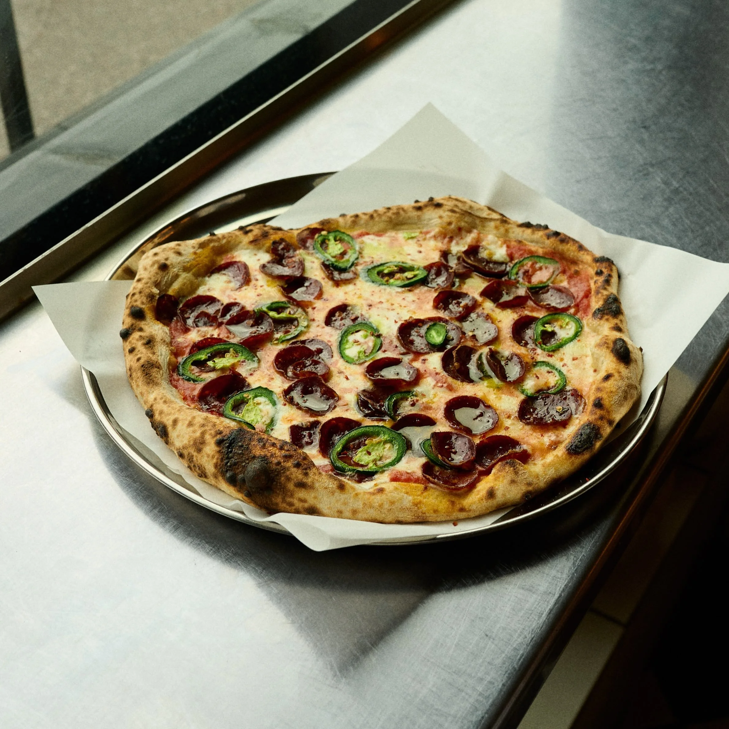 Chorizo - fior di latte, provola och jalapeno 🔥🌶️