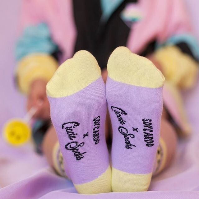 🙂@soycardo x @cicciasocks 🙂 #collab#artist#ilustradora#ella#calcetinesmolones#coolsocks#madeinspain#todomal
