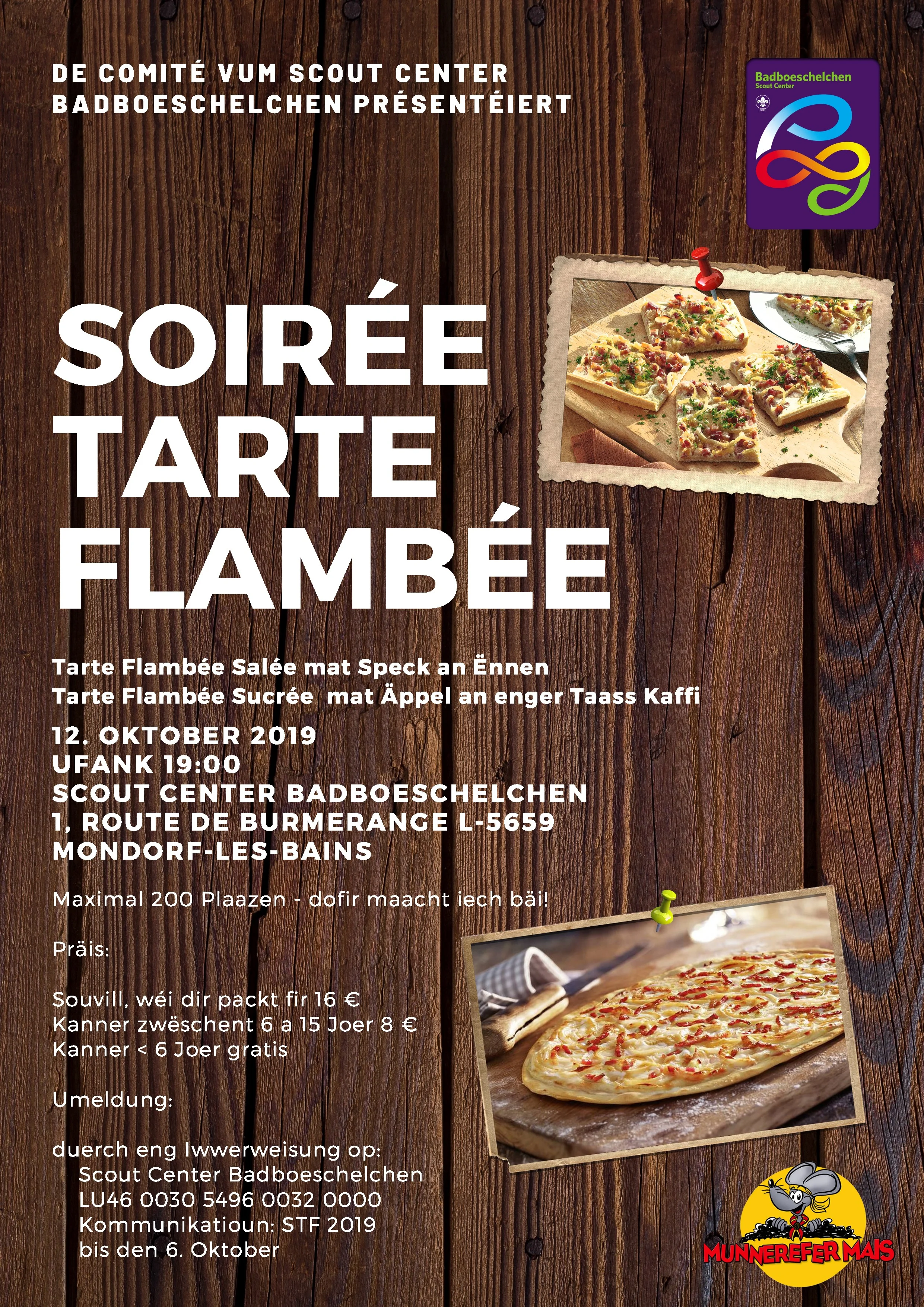 SOIREE TARTE FLAMBEE 