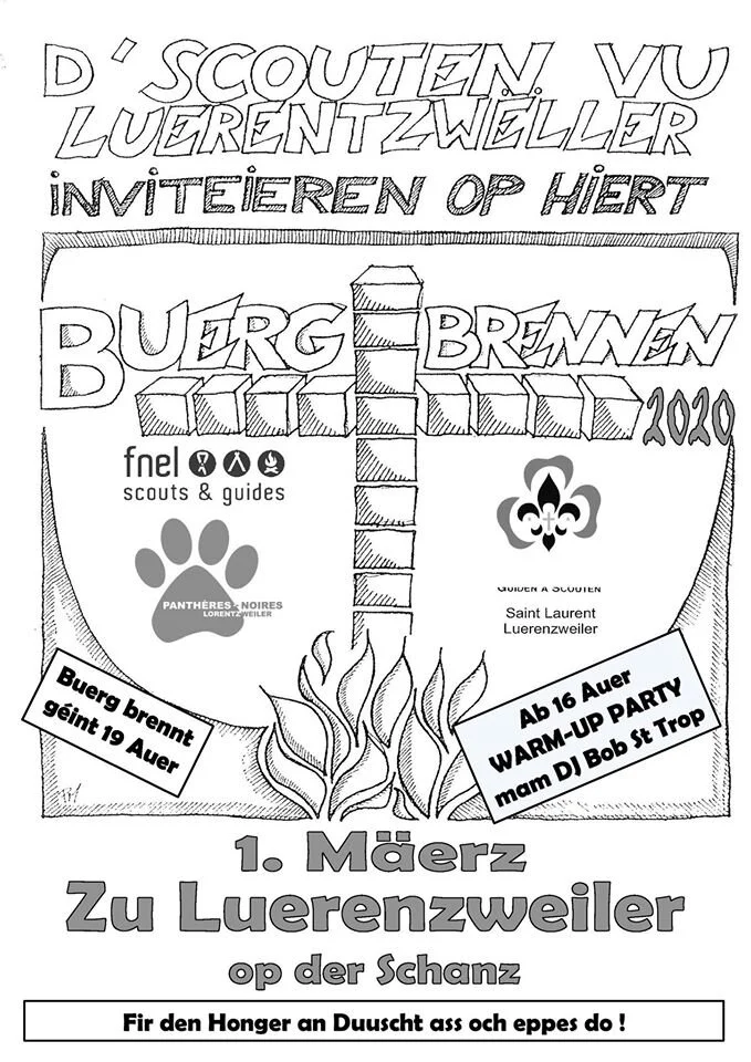 Buergbrennen zu Luerenzweiler