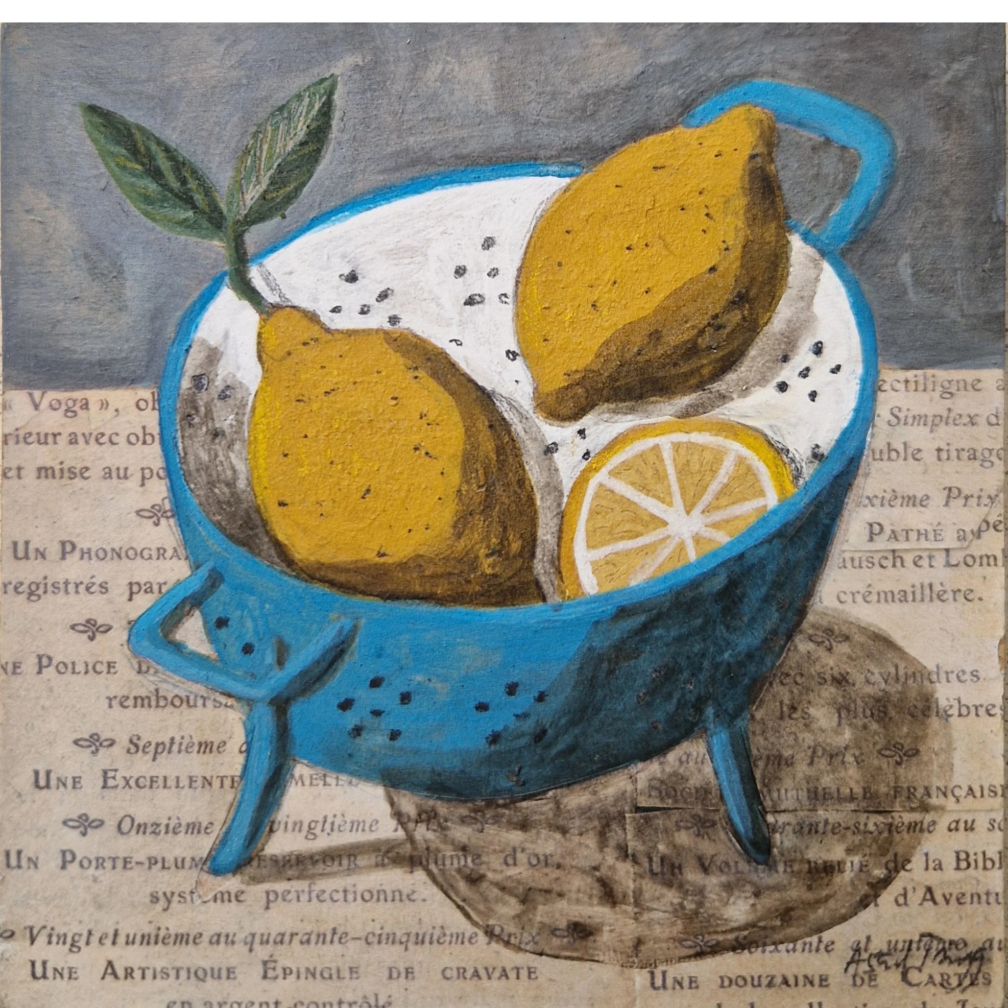 Blue Colander | 10cm x 10cm