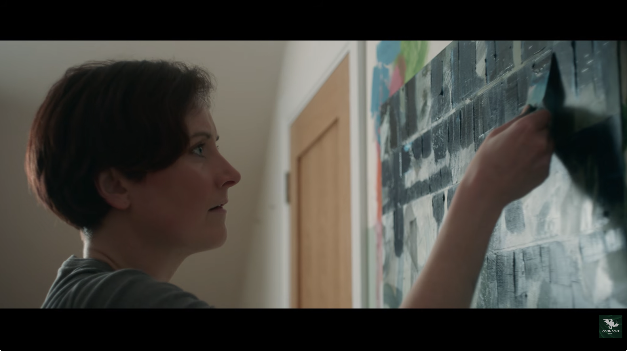 Tracy Sweeney painting, featured in Connacht Rugby’s Home: A Place Some Call Connacht video.