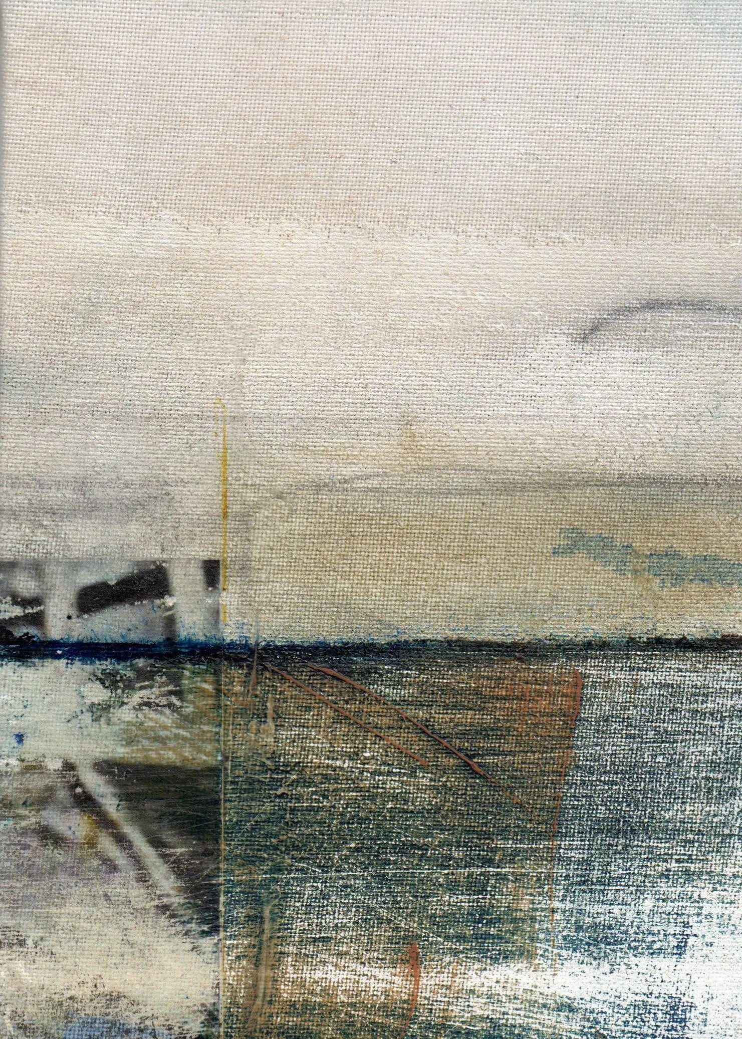 Line of Departure, an abstract painting by Tracy Sweeney