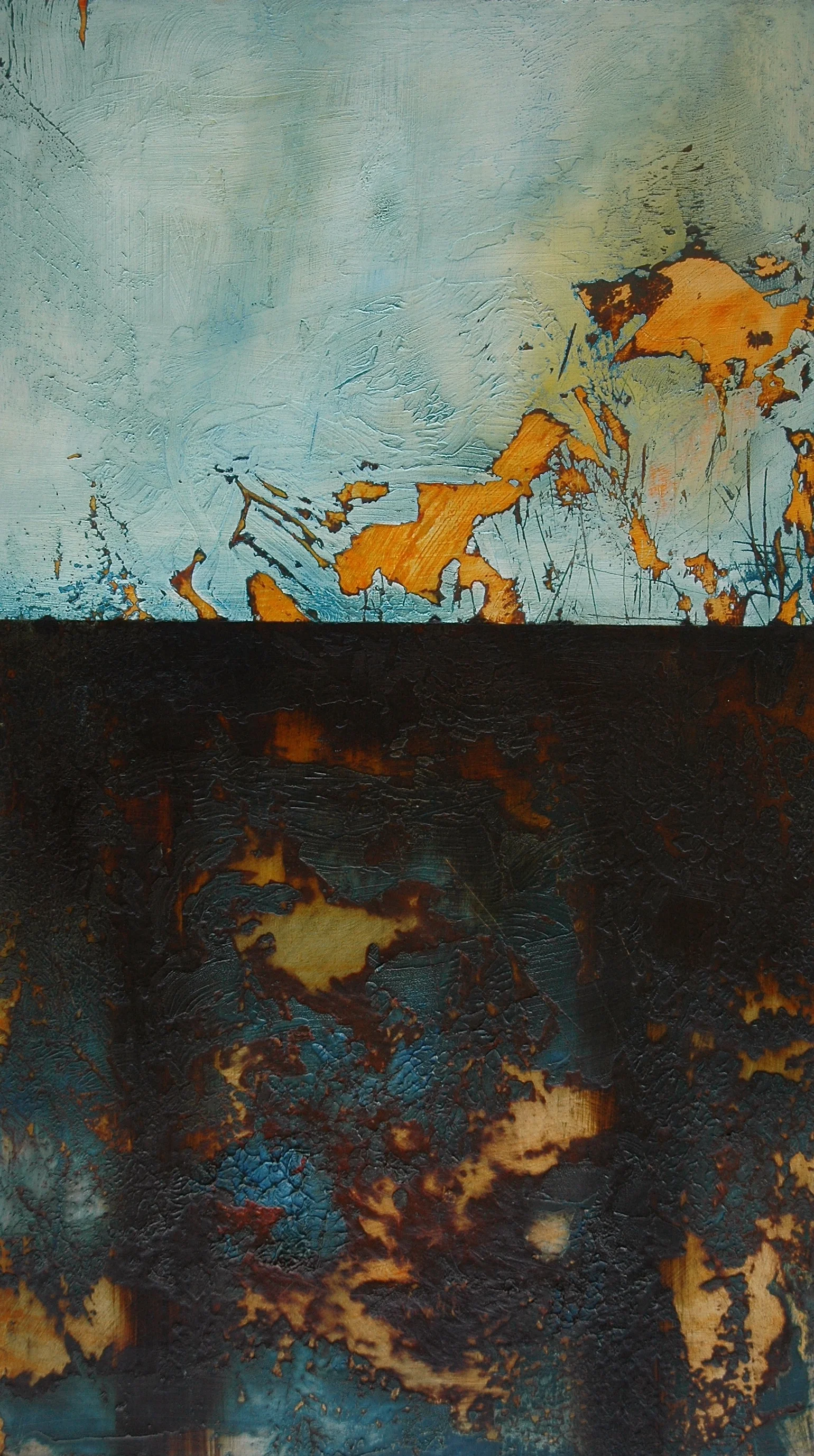 Atlas, abstract painting by Tracy Sweeney