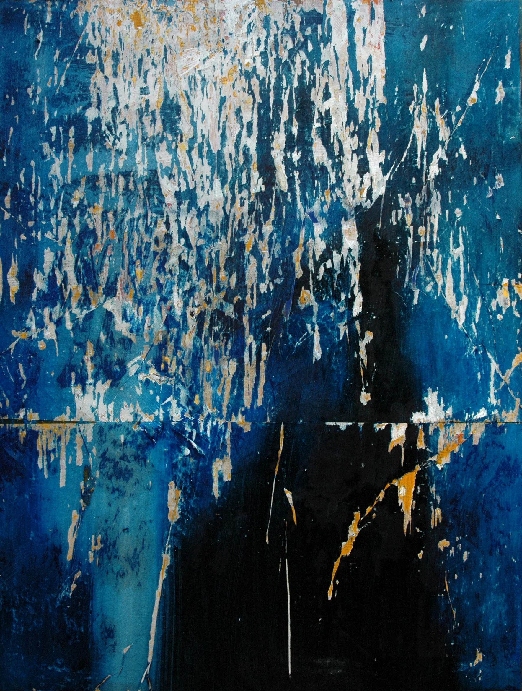 Dock, an abstract painting by Tracy Sweeney