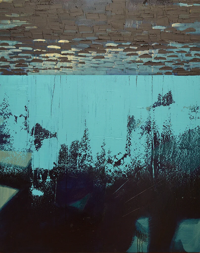 Shore, an abstract painting by Tracy Sweeney