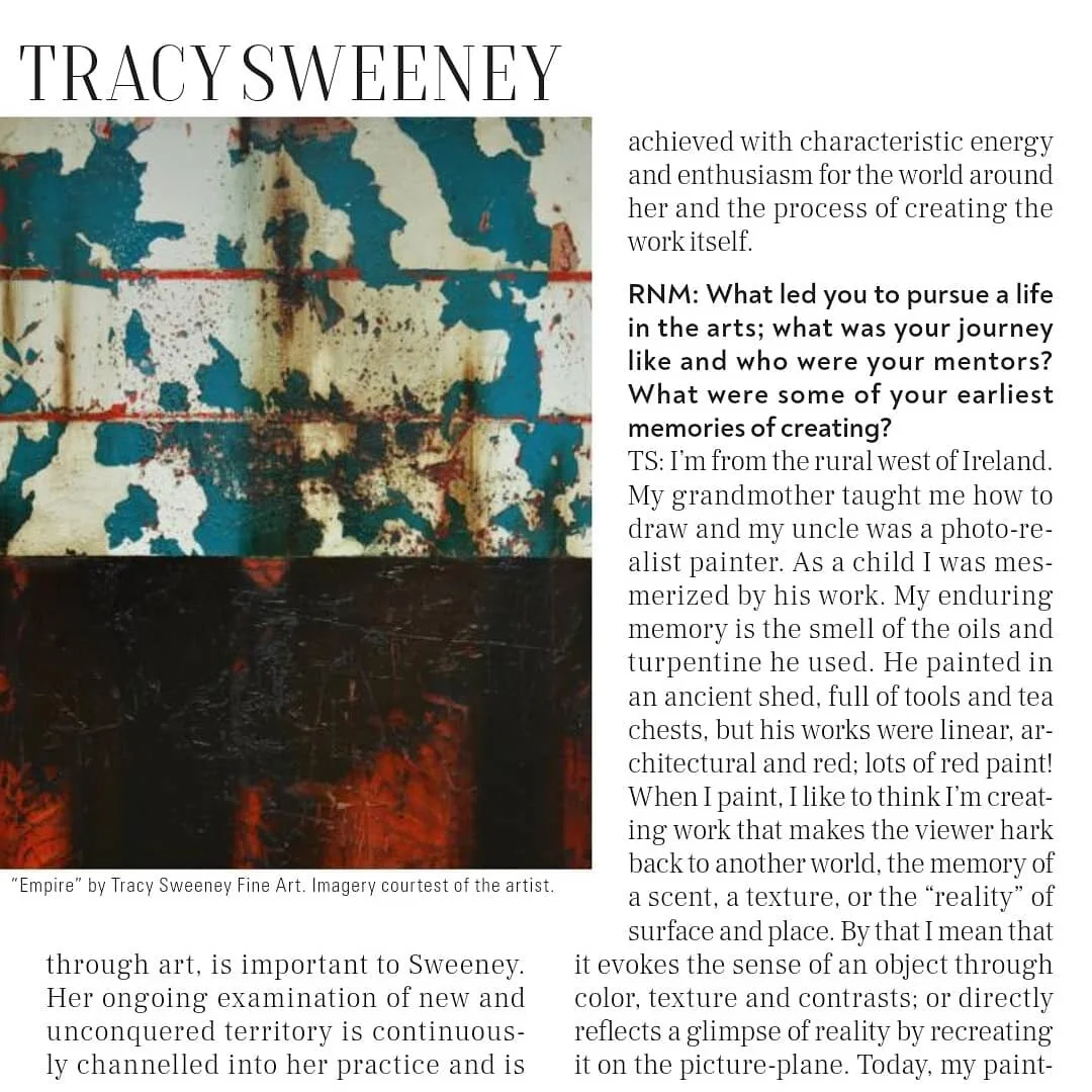 EQ Magazine Art Basel Edition featuring Tracy Sweeney, 2020.