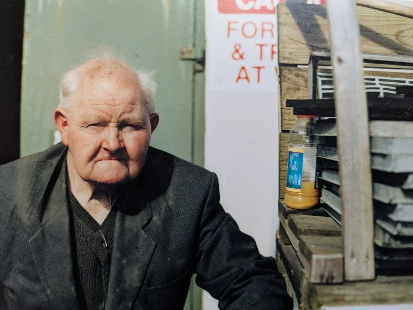 Years before GDPR existed (say approx 2003) I did a series of photos, where every Sunday working in the family agri supplies shop, I photographed the customers who came in. Film camera - old skool. Found the book of shots recently. Here is pride of p