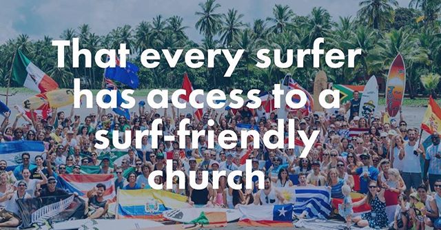 Who do you know that's involved in leading or planting a surfer friendly #church? Let us know.

This is a good place to connect with others who carry the same #mission to reach surfers around the world.🌎🏄🌊 #churchplanting #surfchurch #christiansur