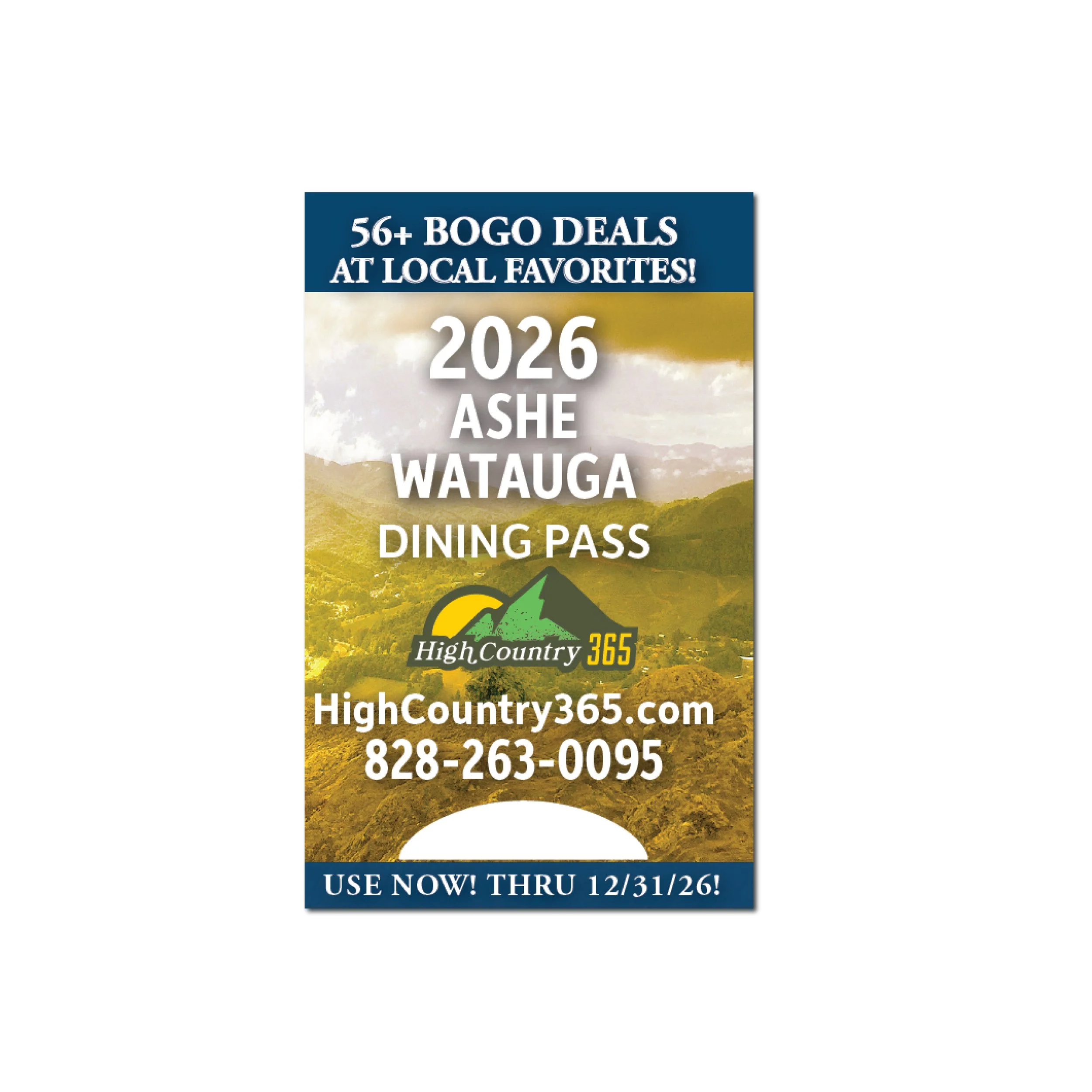 2026 Ashe-Watauga Dining Pass