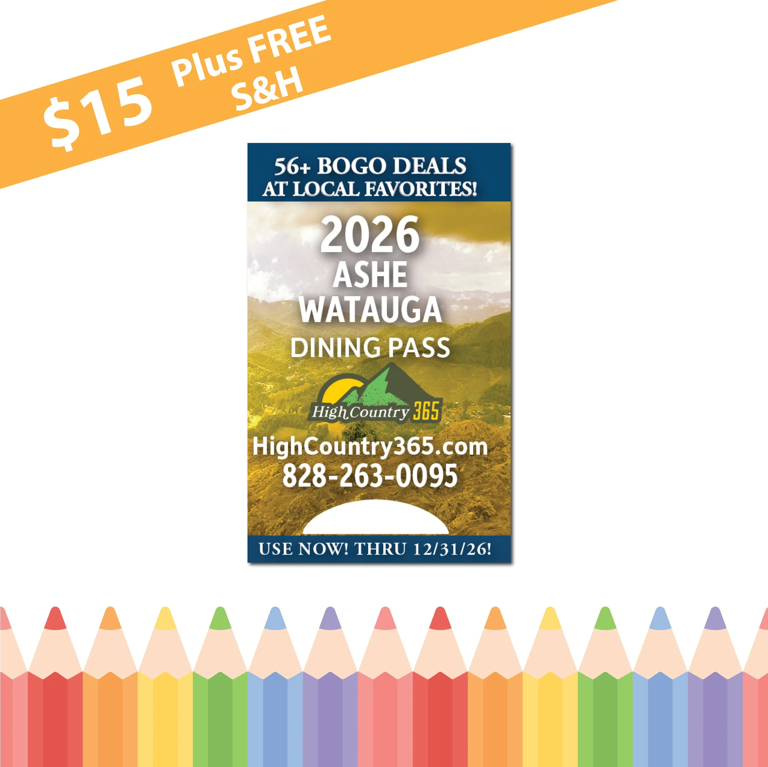 2026 Ashe-Watauga Dining Pass