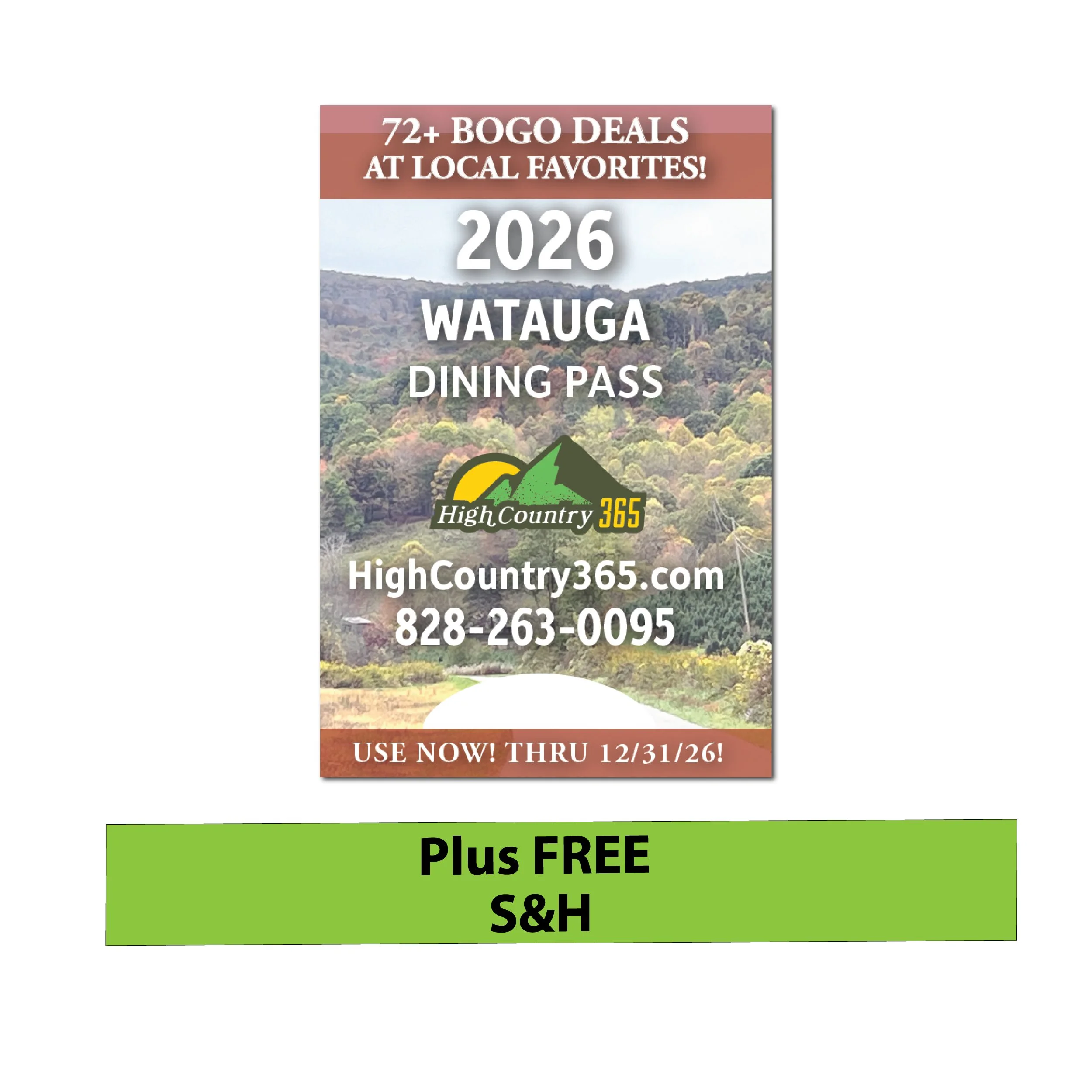 2026 Watauga Dining Pass