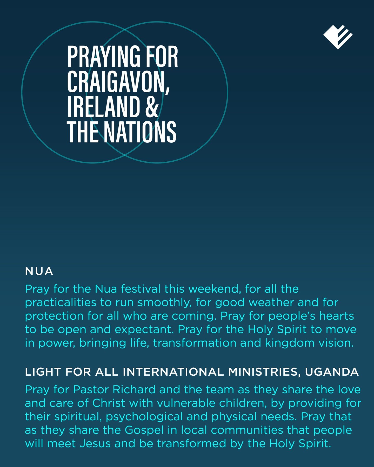 Prayer points for this week 🙏