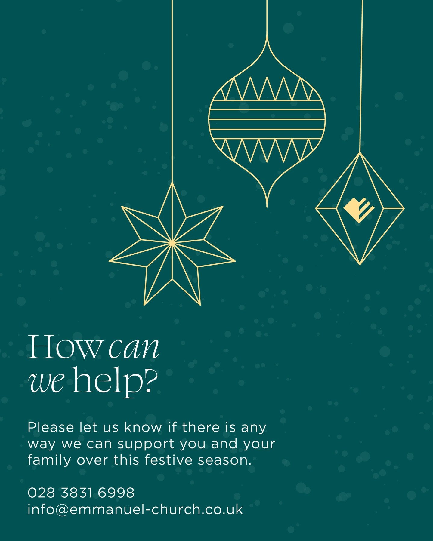 Please get in touch if there is anyway we can help and support you this season.