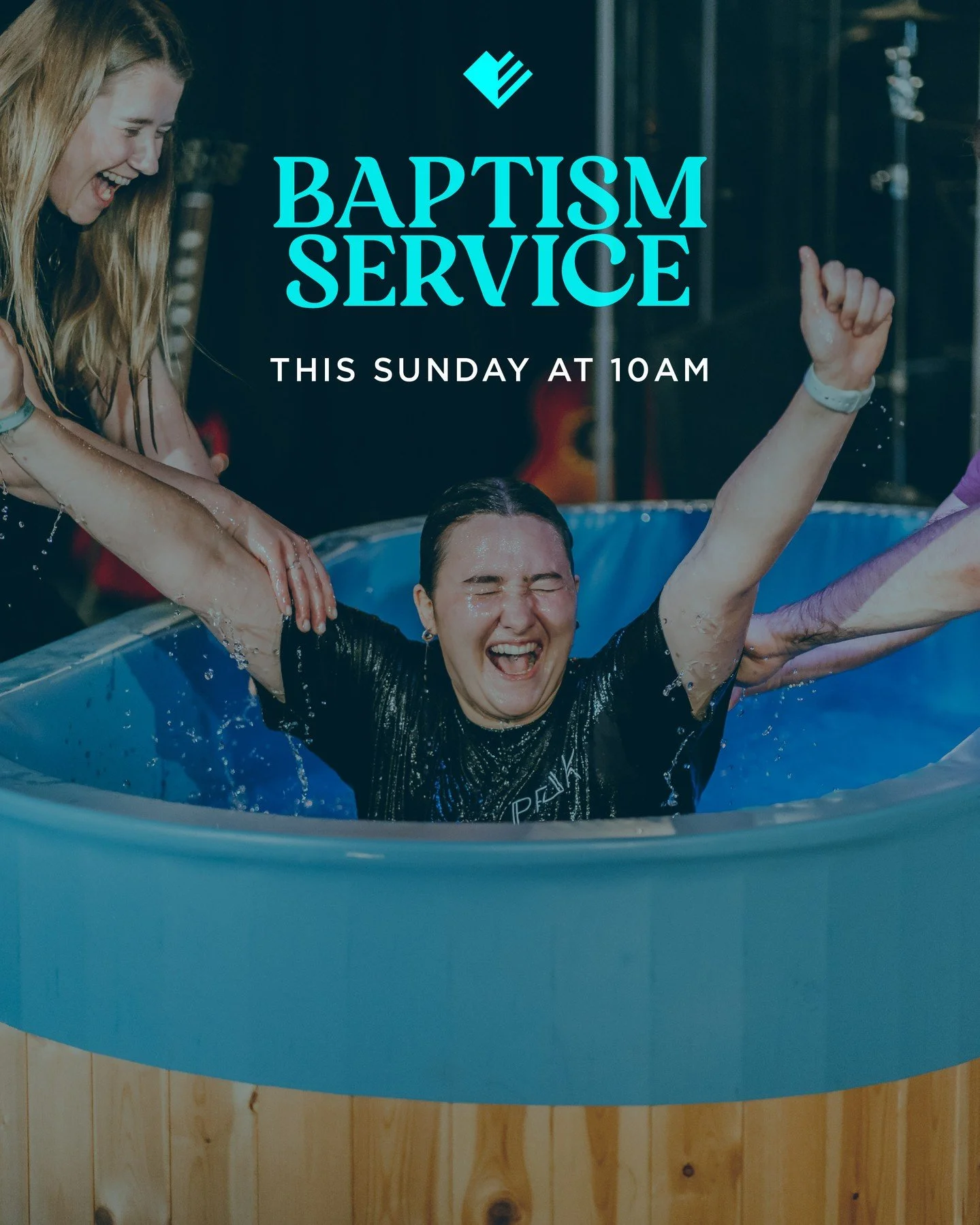 ⁠
This Sunday we have the immense privilege of baptising 38 people 💦⁠
⁠
Celebrate with us 10am⁠
⁠
*only one service, kids environments for 15months-P4 available⁠
⁠