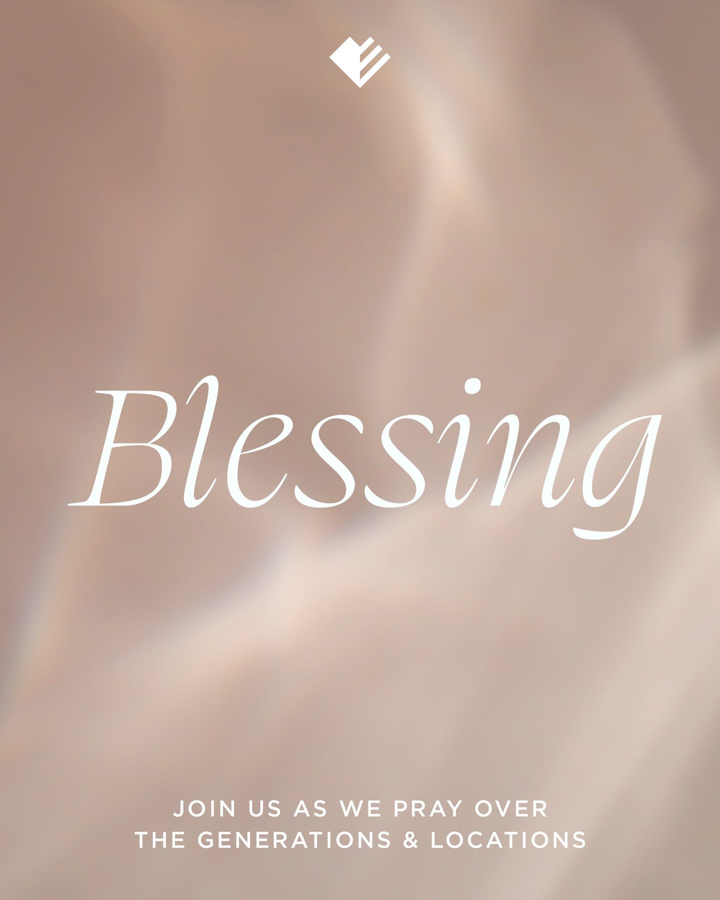 This Sunday morning, as we kick off 2026 together, we will take time to pray a blessing over the different generations and locations represented in and through our church family at both the 9:30am and 11:30am services.