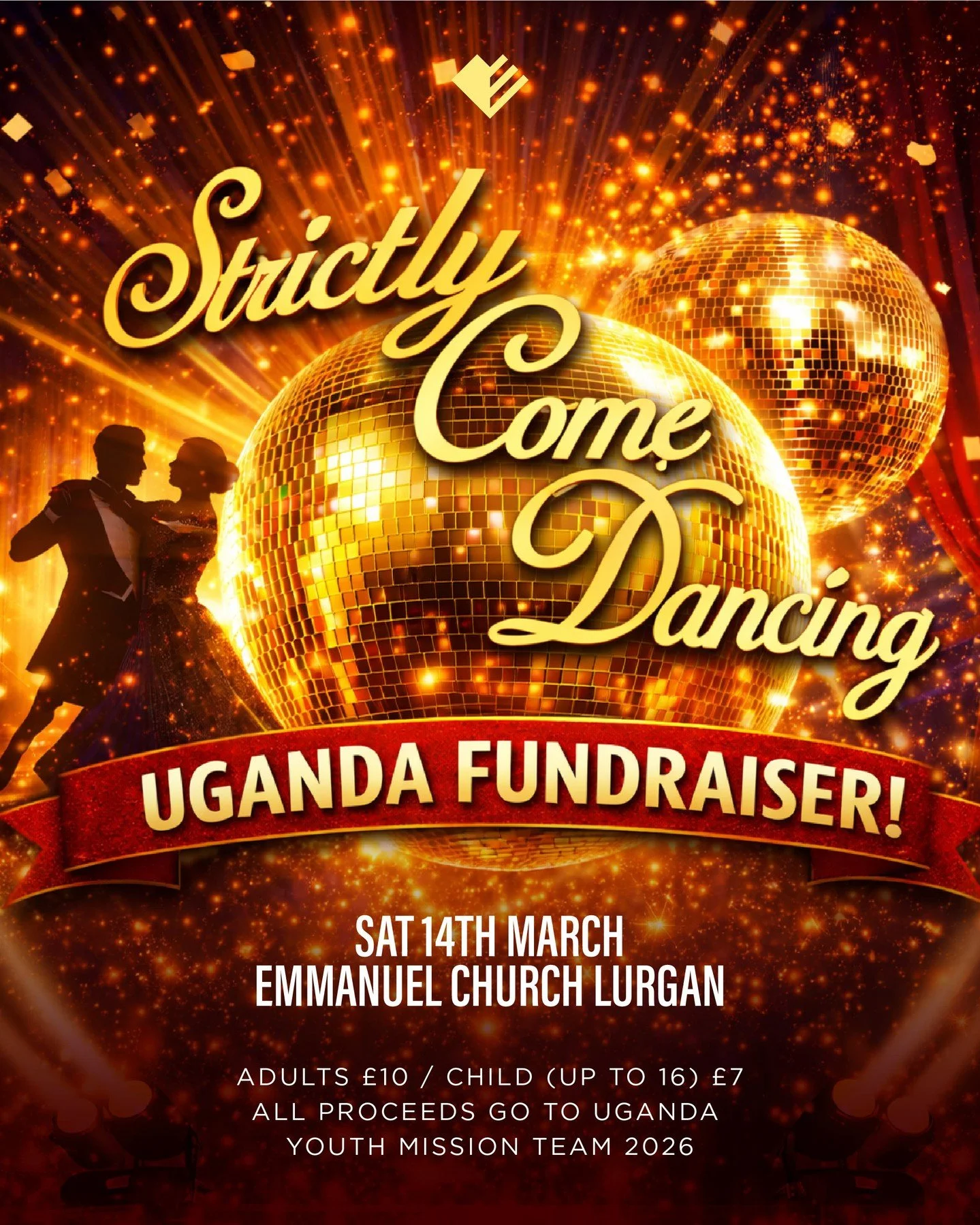Our Uganda Mission Team is hosting a Strictly Come Dancing fundraiser 🇺🇬❤️⁠
⁠
there will be sparkle 🪩⁠
there will be questionable dance moves 💃🕺⁠
there will be enthusiasm ✨️ ⁠
⁠
Pop the date in your diary and come join us &mdash; just pay at the