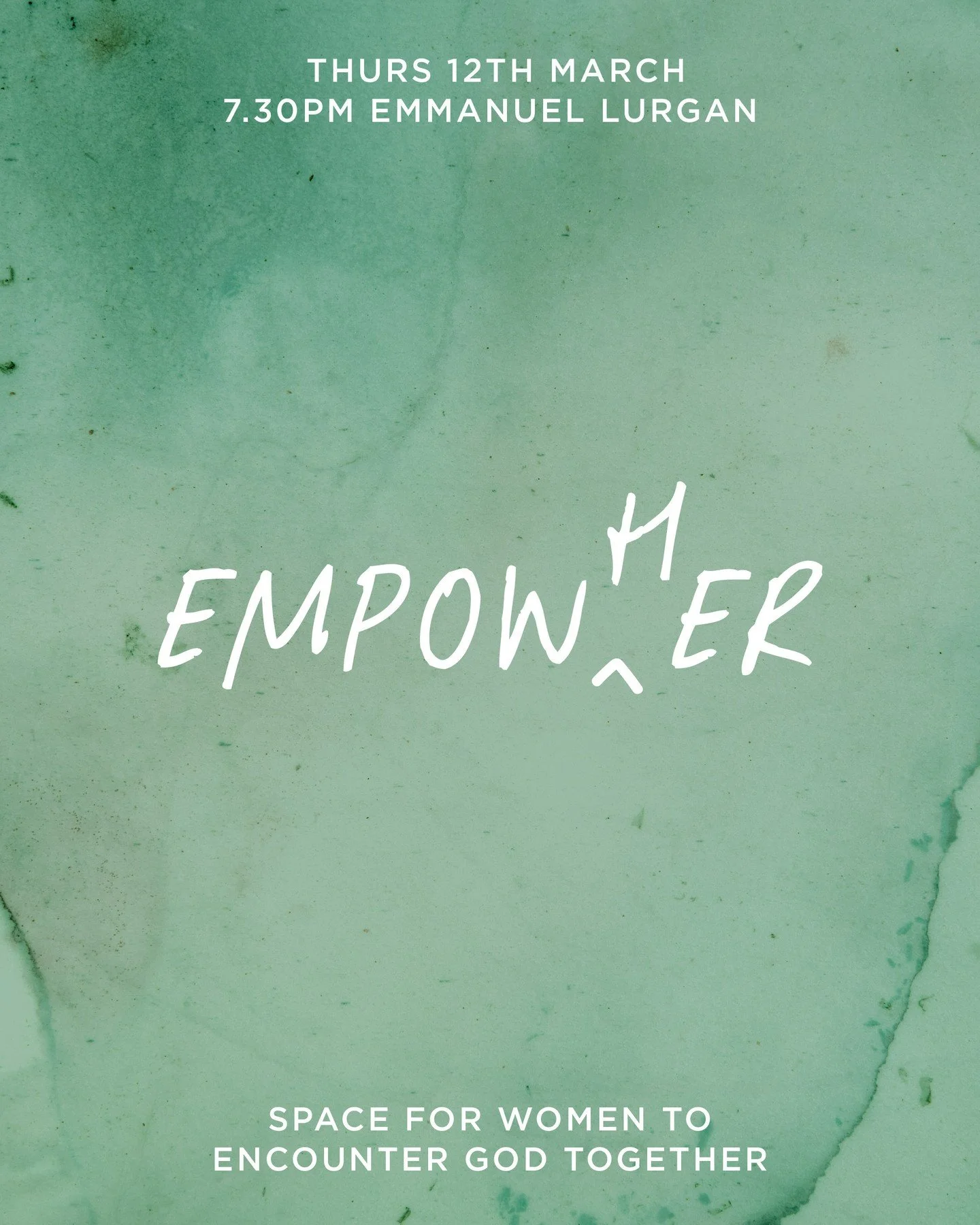 On Thursday 12th March, our women are gathering again for EmpowHer!⁠ ⁠
⁠
Join us from 7pm for some tea and coffee, before we move into a time of worship, word and encounter at 7.30pm.⁠ ⁠
⁠
Bring the women you know and love or come solo and meet some 