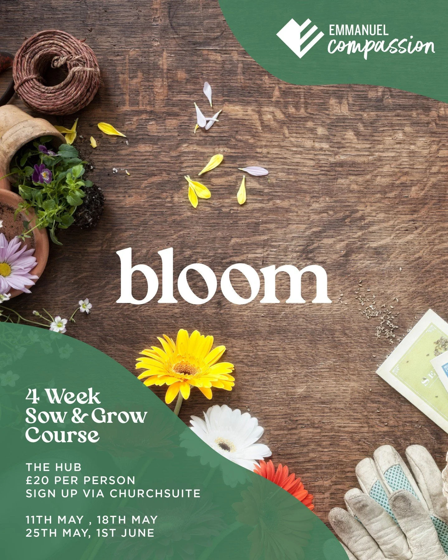 We would love for you to join us for our 4 week sow and grow course 🪻🌷🌻⁠
⁠
Joe will be giving us all his top planting and growing tips!⁠
⁠
The course will cost &pound;10 and materials will be provided each week just book your spot and come along! 