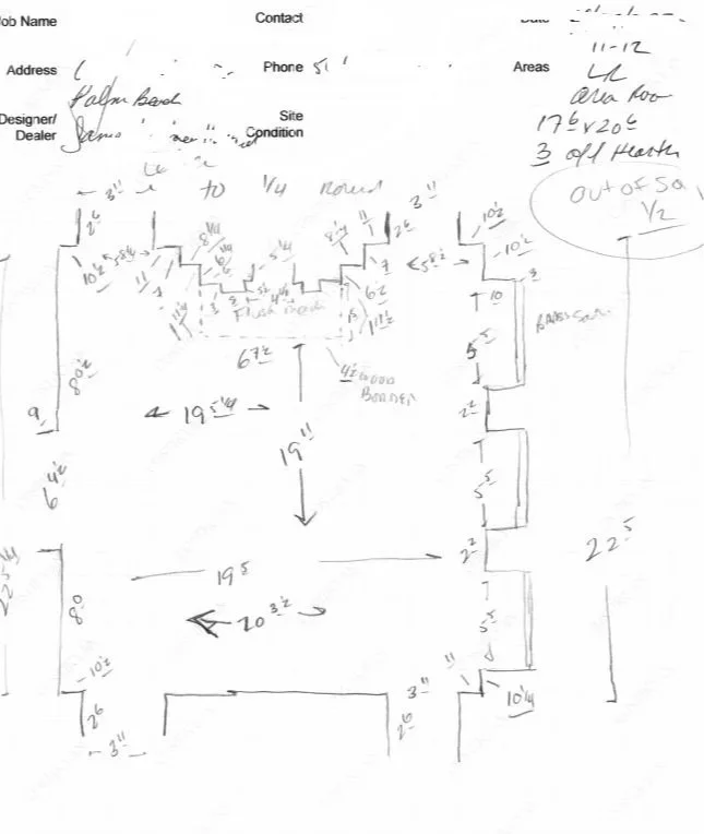 On site roughs