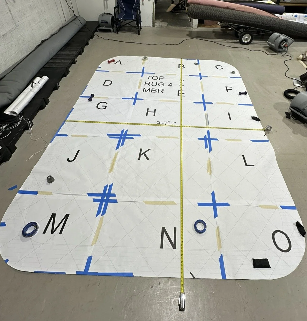 6.  Full size template ready for factory