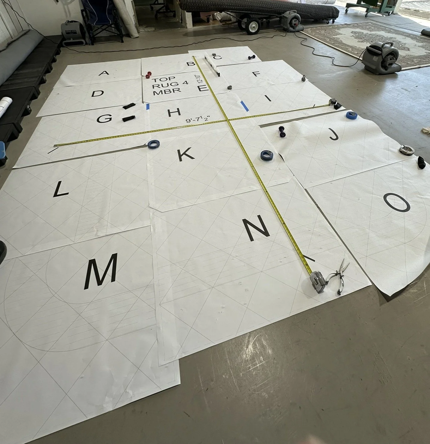 4. Pages laid out and dimensions confirmed