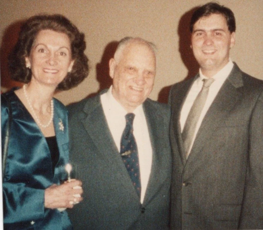 Barbara Barton, Lou Bole, and Glenn 1988