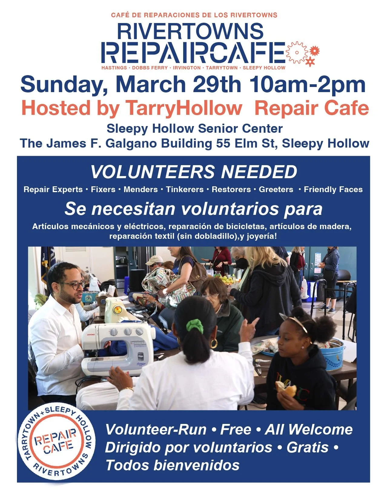 Westchester: Tarryhollow Repair Cafe