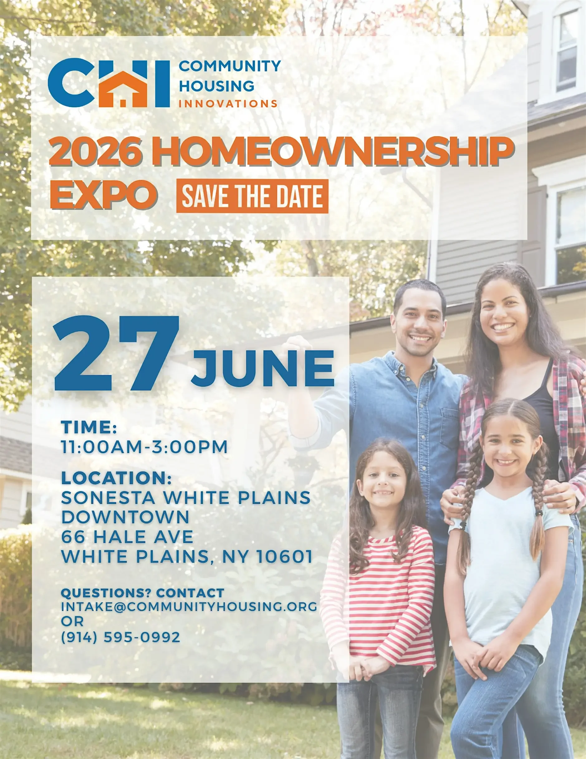 Westchester: Community Housing Innovations Homeownership Expo 2026