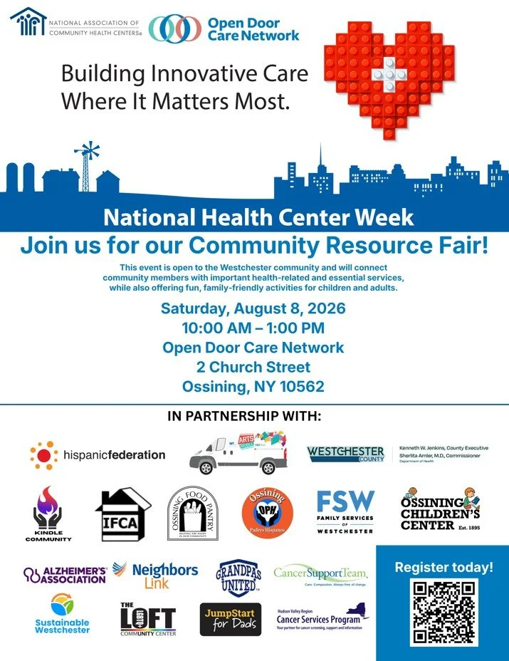 Westchester: Open Door Care Network - National Health Center Week Community Resource Fair