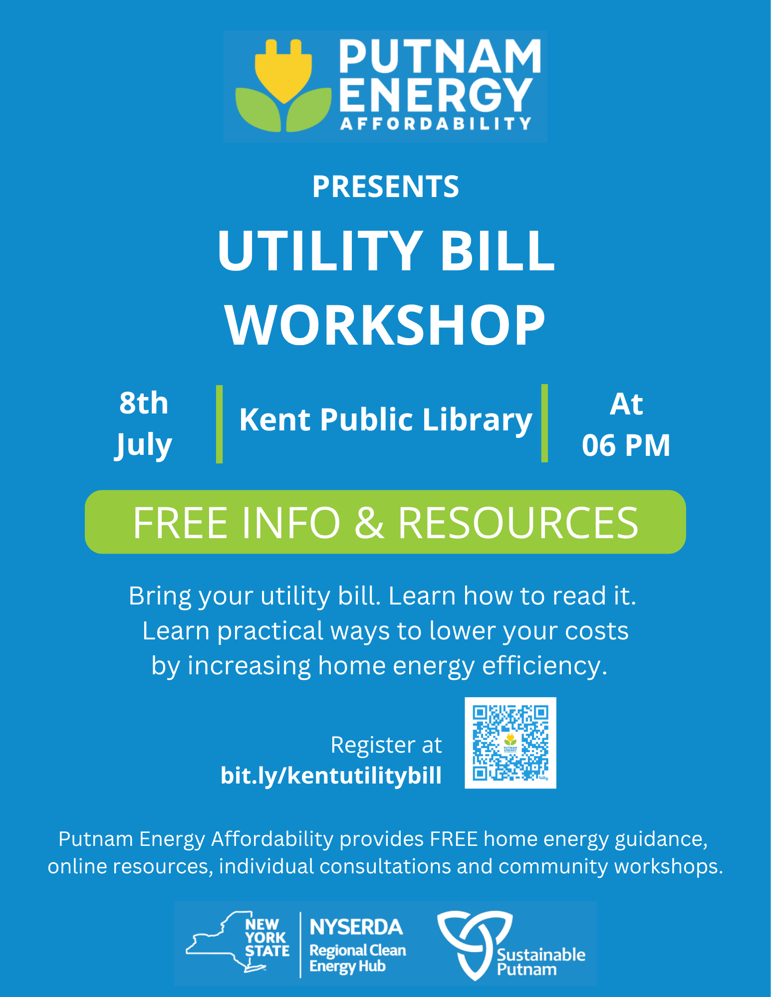 Putnam: Utility Bill Workshop with Cornell Cooperative Extension