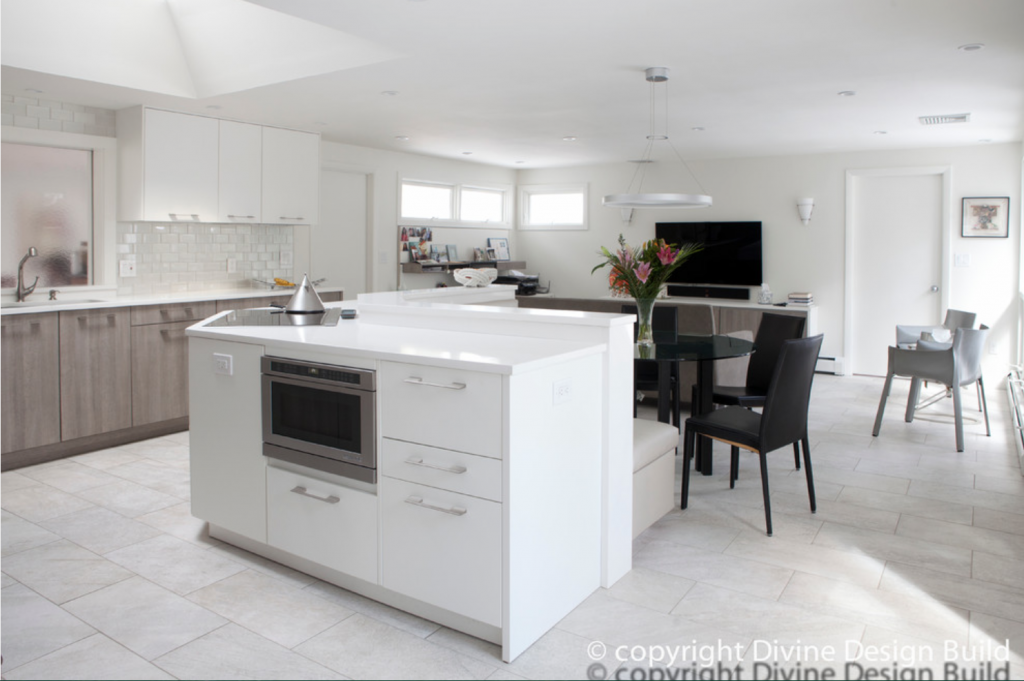 modern kitchen design in lexington