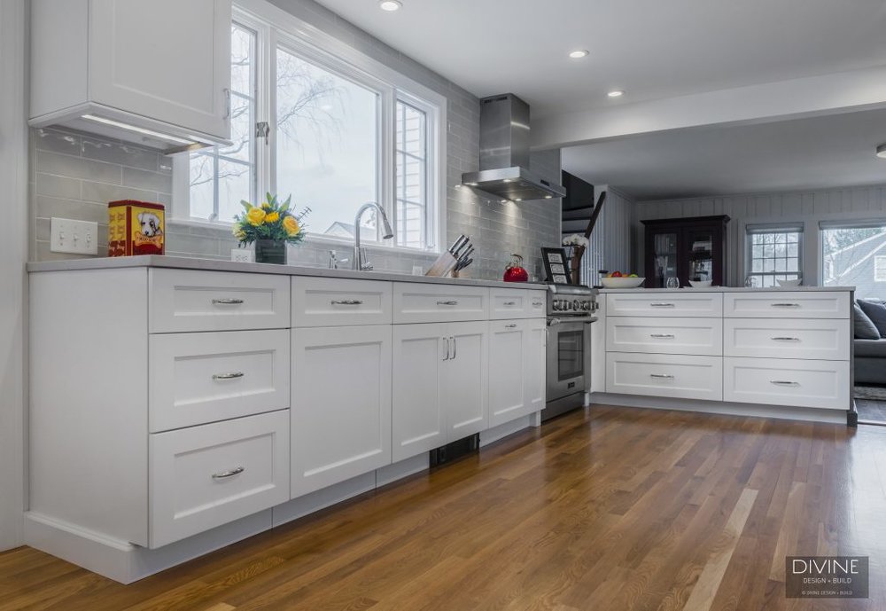 Gray Kitchen Design Inspiration, Modern Kitchen Cabinets Massachusetts